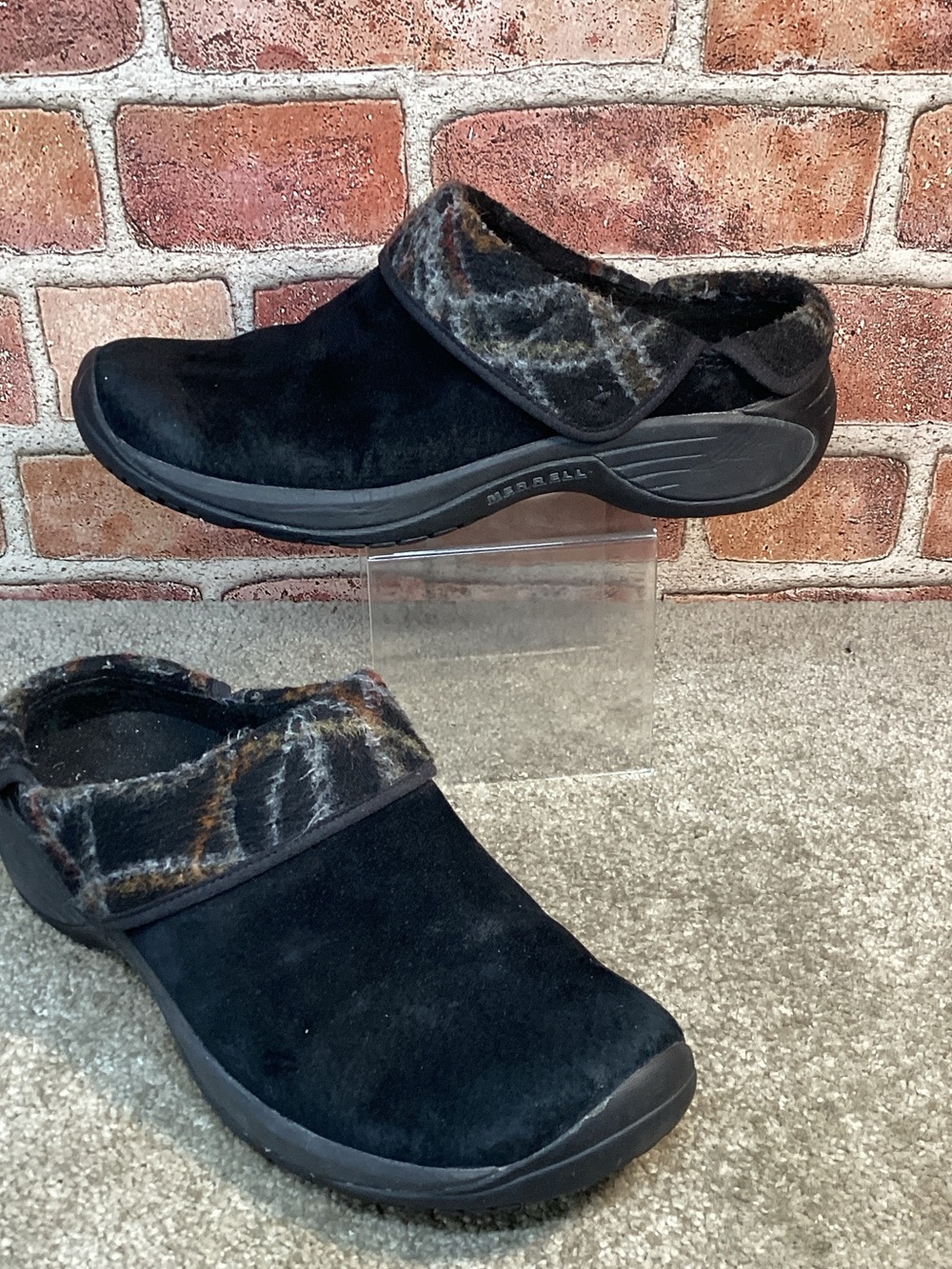 Merrell Womens Encore Ripple black clogs size 8.5
